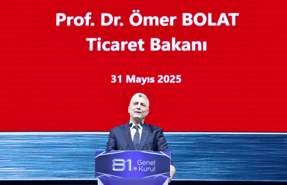 Bakan Bolat, TOBB 81'inci Mali Genel Kurulu'na katıldı