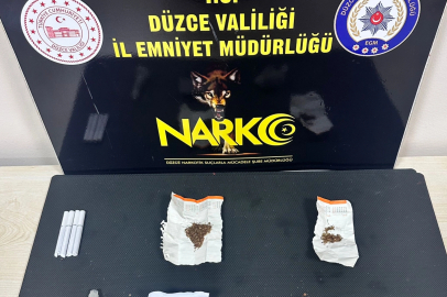 Düzce'de uyuşturucu operasyonu: 2 tutuklama