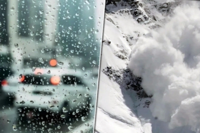 Meteoroloji’den kuvvetli yağış ve çığ uyarısı