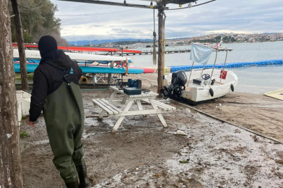 Ayvalık’ta lodosun ardından dayanışma