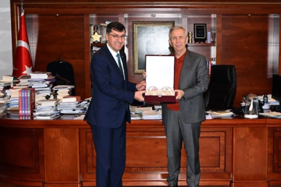 Eyüp Kahveci'den Mansur Yavaş'a ziyaret